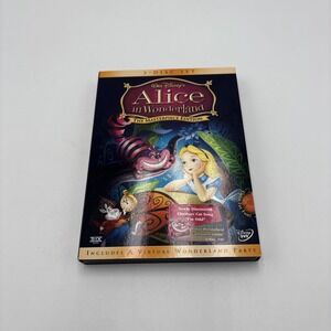 Walt Disneys Alice In Wonderland The Masterpiece Edition 2 Disc DVD Set Preowned